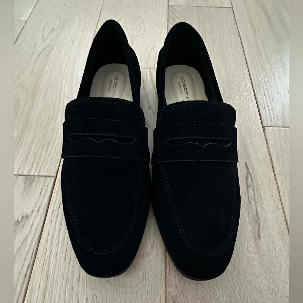 vintage Y2K never worn Liz Claiborne memory foam suede leather loafers sz 9